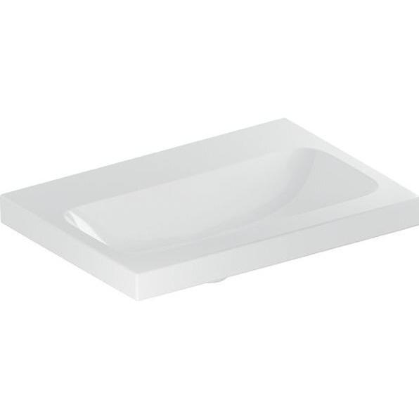 Geberit, Waschbecken, iCon Light Waschtisch, 60 cm x 42 cm, ohne Hahnloch, ohne Überlauf,501841 (780 mm, 600 mm)