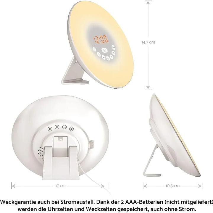 Actual product image Lexibook Sunrise Colour Alarm Clock