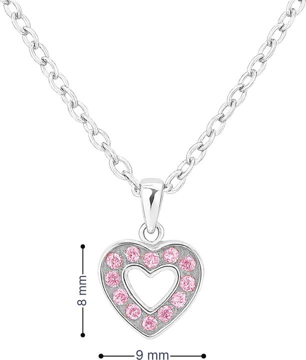 Image du produit Leyda Coeur Argent 925 Zircon (Argent 925)