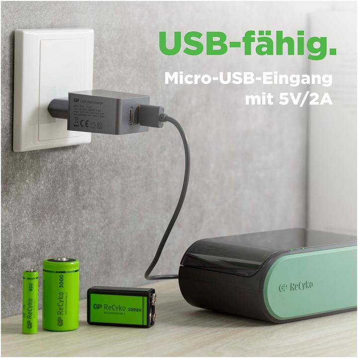 Produktbild GP Batteries Universal Charger R21 (1 Stk., AA, AAA, C, Ladegerät ohne Akku)