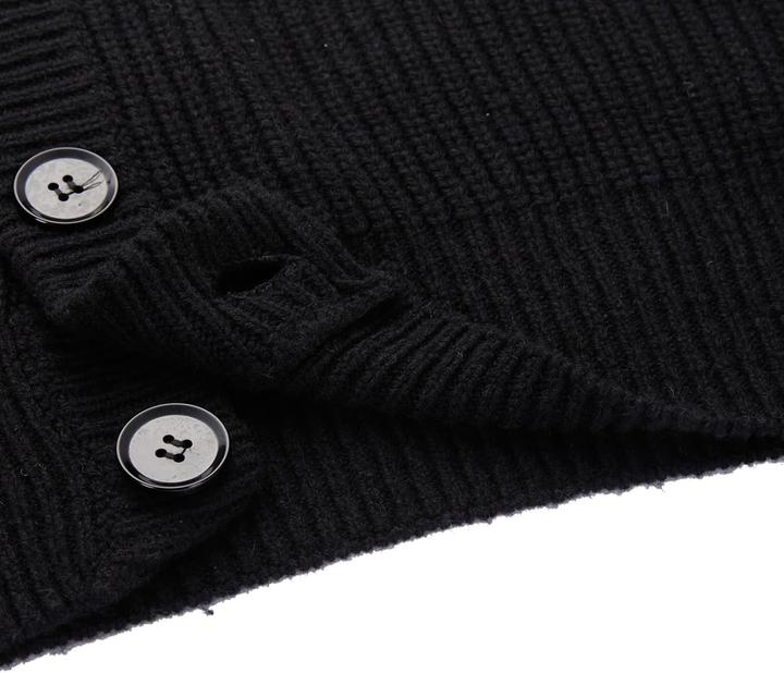 Produktbild Diana Studio Herren Schwarzer Strickweste mit Langarm (XL)