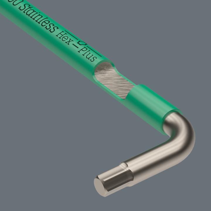 Productafbeelding Wera 3950 SPKL Veelkleurige Imperiale haakse moersleutel, inch, roestvrij staal (Hex)