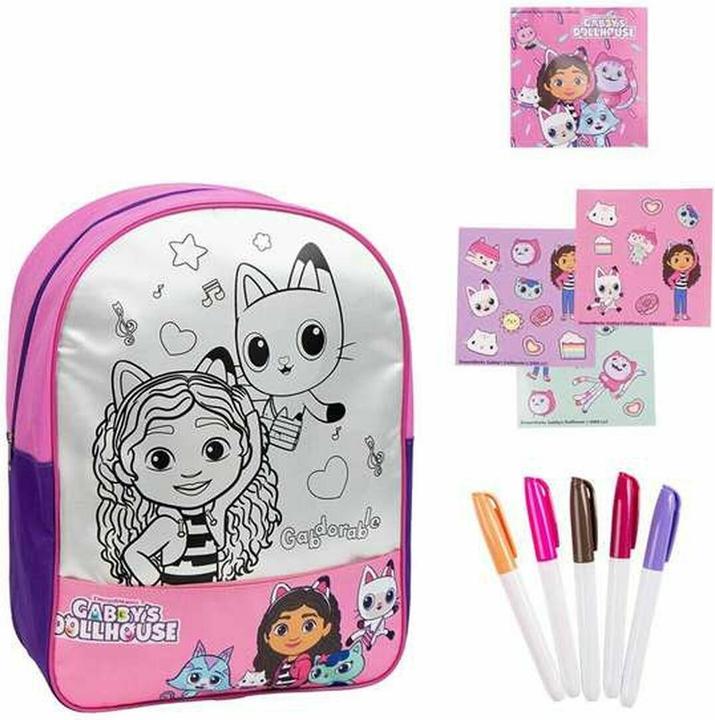 Produktbild Cerdá Gabbys Doll House Diy backpack set