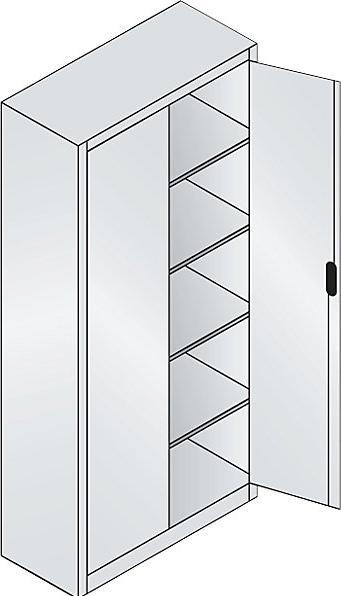 Actual product image C+P ACURADO universal cupboard (93 x 40 x 195 cm)
