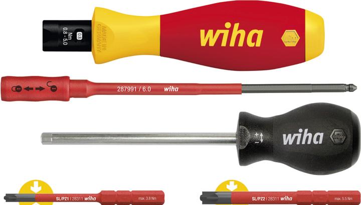Produktbild Wiha Drehmoment-Schraubendreher Set (Phillipps-Kreuzschlitz (PH), Pozidriv-Kreuzschlitz (PZ))