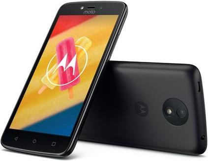 Actual product image Motorola Moto C Plus (16 GB, Starry Black, 5", Hybrid Dual SIM, 8 Mpx, 4G)