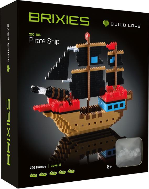 Actual product image Brixies pirate ship
