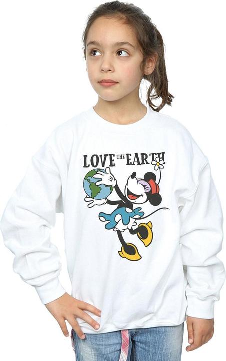 Produktbild Disney Mickey Mouse Love The Earth Sweatshirt Mädchen (152, 158)