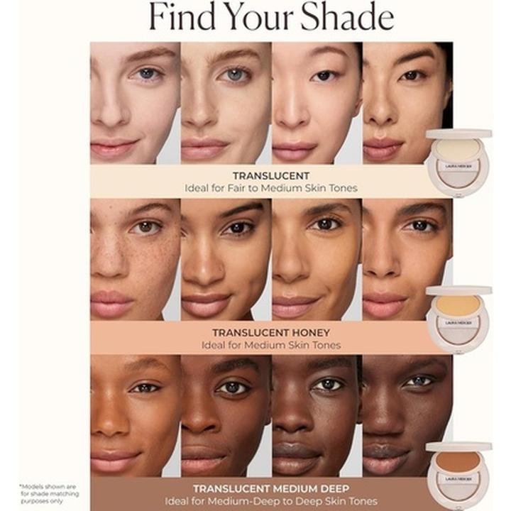Actual product image Laura Mercier Powder Translucent Pressed Setting Powder Ultra-Blur Translucent / 6,5 g (Translucent)