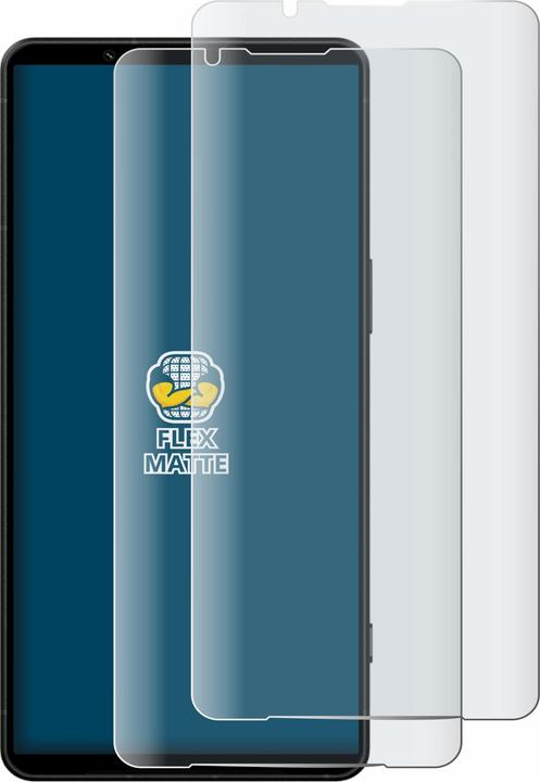 Produktbild BROTECT Fullscreen für Sony Xperia 1 VIII Schutzfolie Displayschutz Folie Matt Entspiegelungsfolie (2 Stk., Sony Xperia 1 VII)
