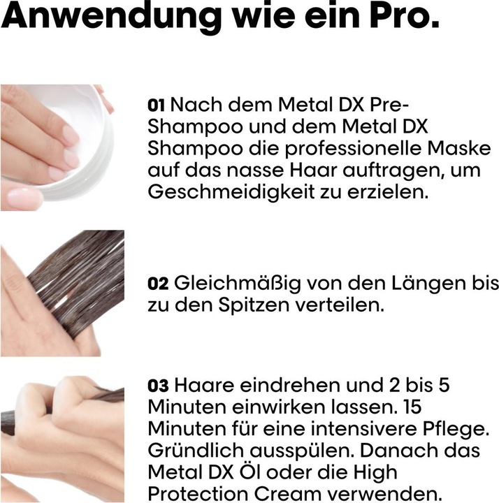 Immagine prodotto L'Oréal Professionnel Maschera DX in metallo (250 ml)