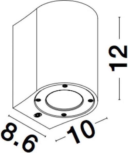 Immagine prodotto Nova Luce Luci a parete e a soffitto (GU10, IP65)