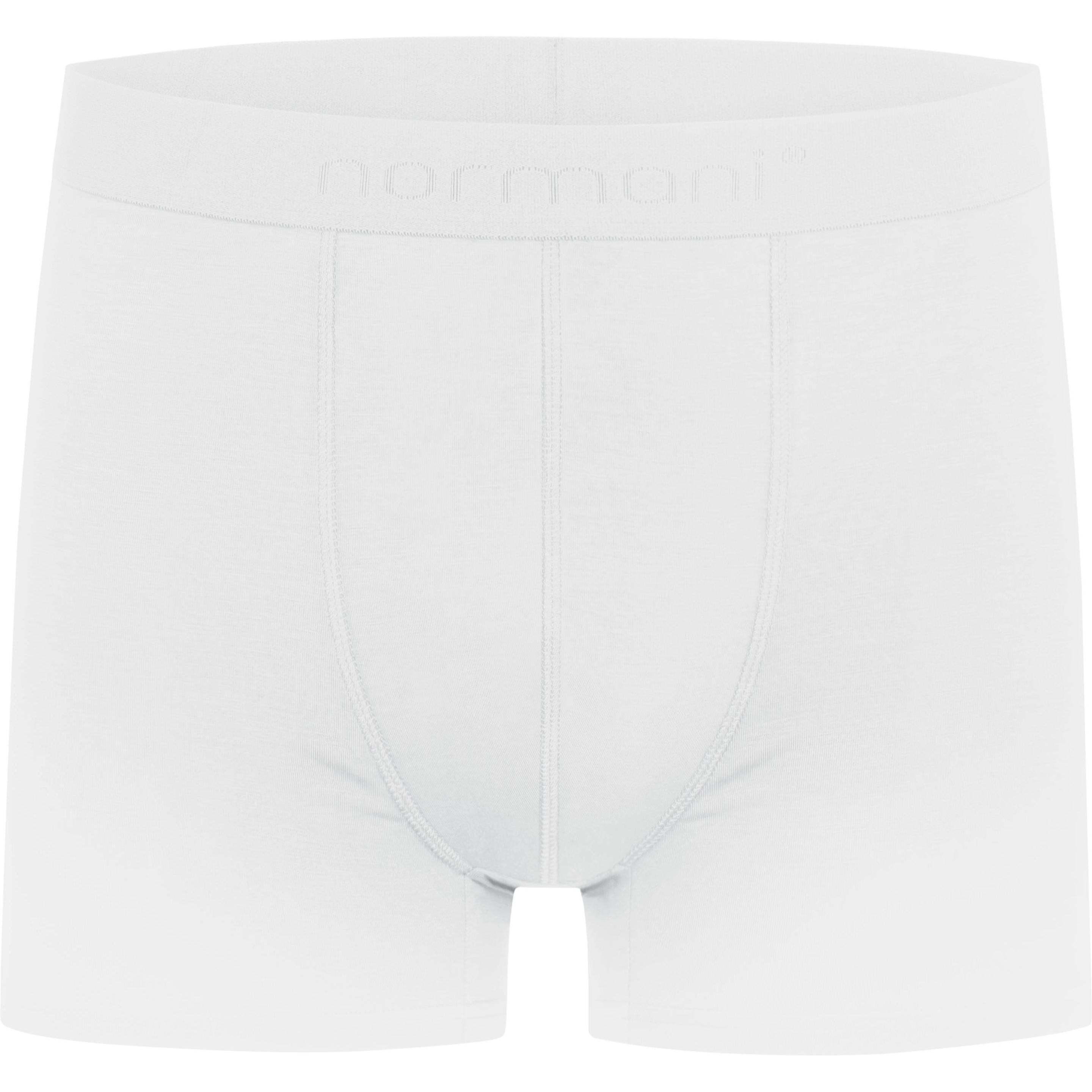 Thumbnail - Normani, Herren, Unterhosen, 12 Herren Bambus-Boxershorts - 8883, Weiss, (S, 12er Pack)
