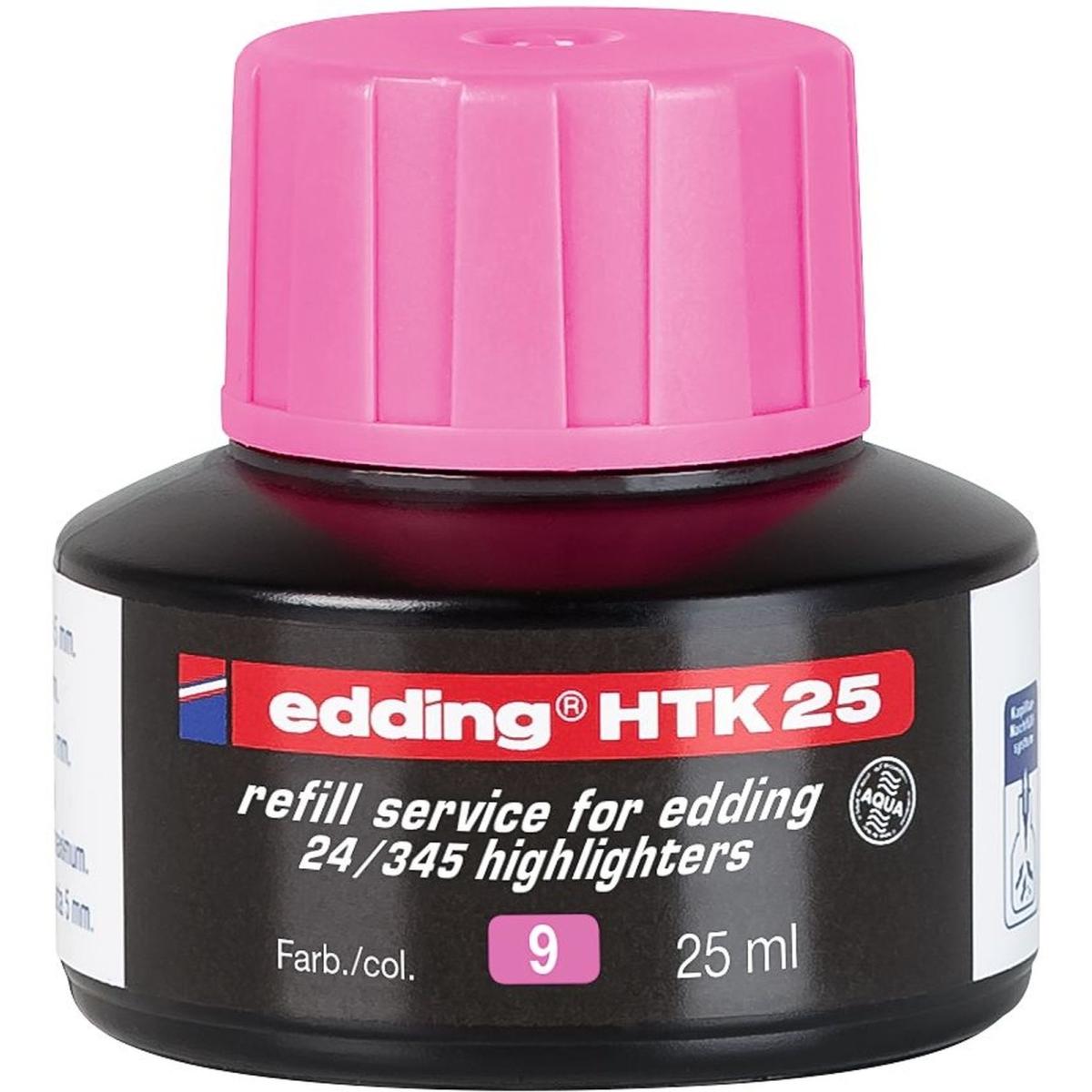 Edding, Marker, HTK 25 Marker-Nachfüller (e) (Rosa, 1 x)