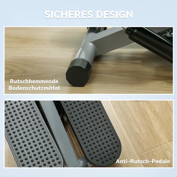 Produktbild SportNow Mini Stepper Stahl, Kunststoff Grau
