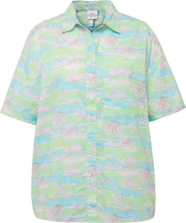 Immagine prodotto Studio Untold Camicia hawaiana dal taglio oversize con stampa allover, collo da camicia e mezze maniche (XL)