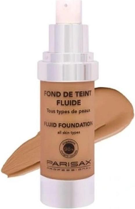 Parisax Fluid Foundation Beige Gold 30ml - A Perfect Foundation For A Radiant Complexion (Beige Gold)