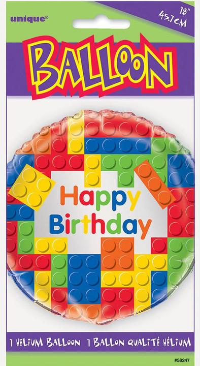 Immagine prodotto Unique Palloncino in foil Building Blocks (1 x)