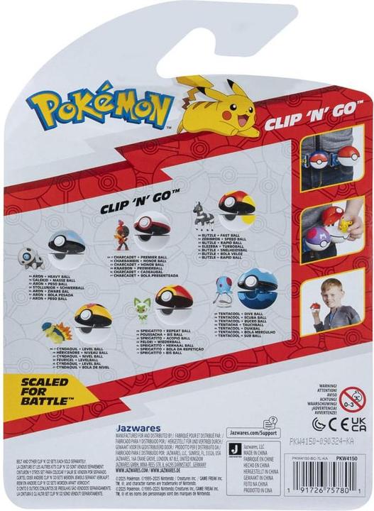 Actual product image Pokémon Clip 'N' Go Blitzle