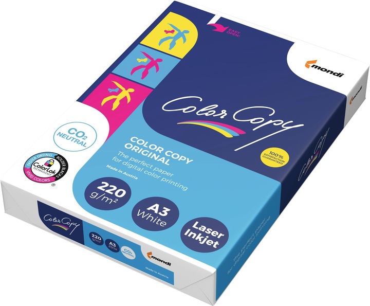Image du produit Color Copy Papier à copier DIN A3 220g/m² blanc 250 feuilles/pack. (220 g/m², 250 x, A3)