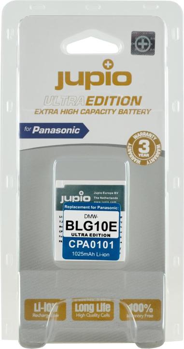Image du produit Jupio Panasonic DMW-BLG10E ULTRA 1025 mAh (Batterie de l'appareil photo)