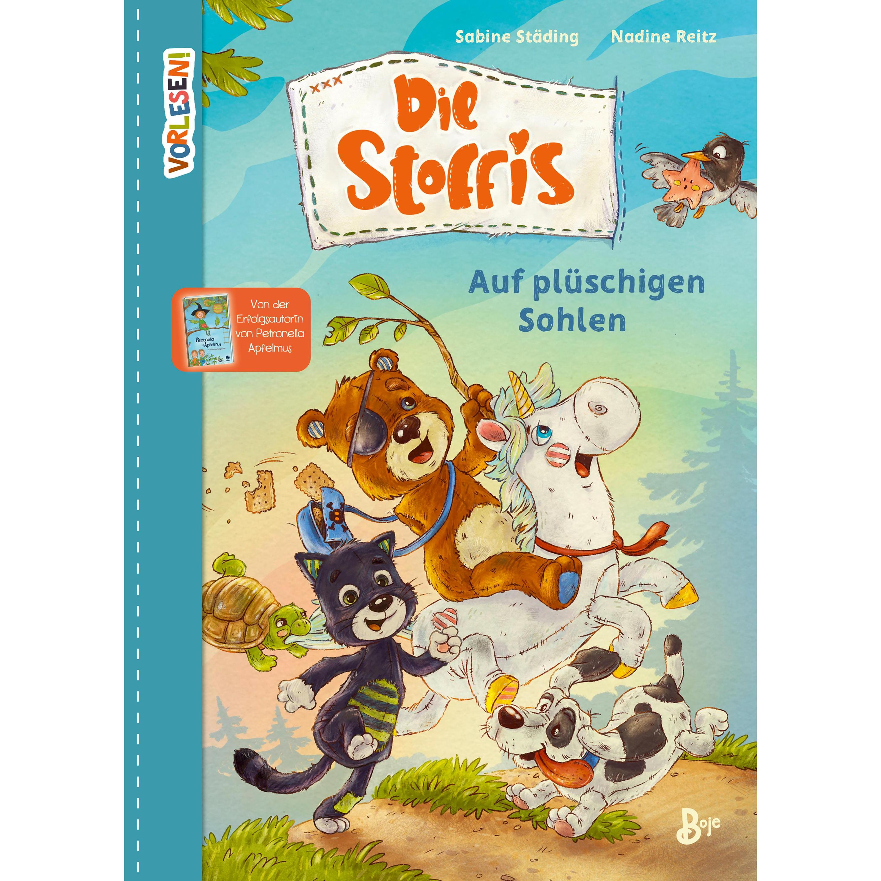 VORLESEN! Die Stoffis - Auf plüschigen Sohlen (Band 1), Kinderbücher von Nadine Reitz, Sabine Städing