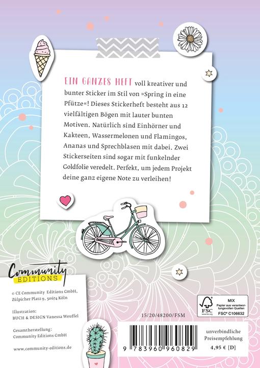 Produktbild Spring in eine Pfütze. Sticker