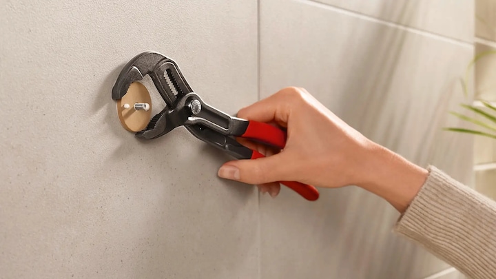 Actual product image tesa MOON WHITE Towel hook incl. adhesive solution without drilling