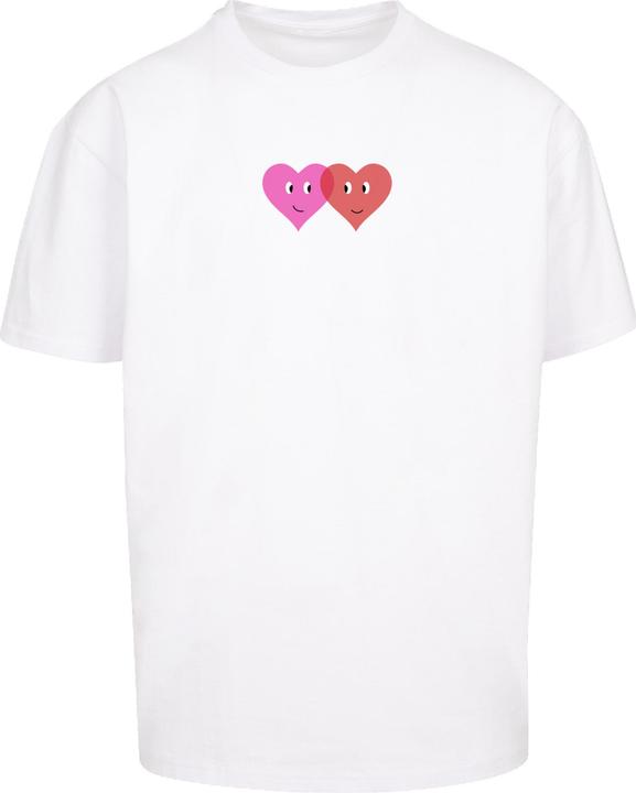 Produktbild Merchcode Hugs & Love - Two Hearts Heavy Oversize Tee - 174979 (M)
