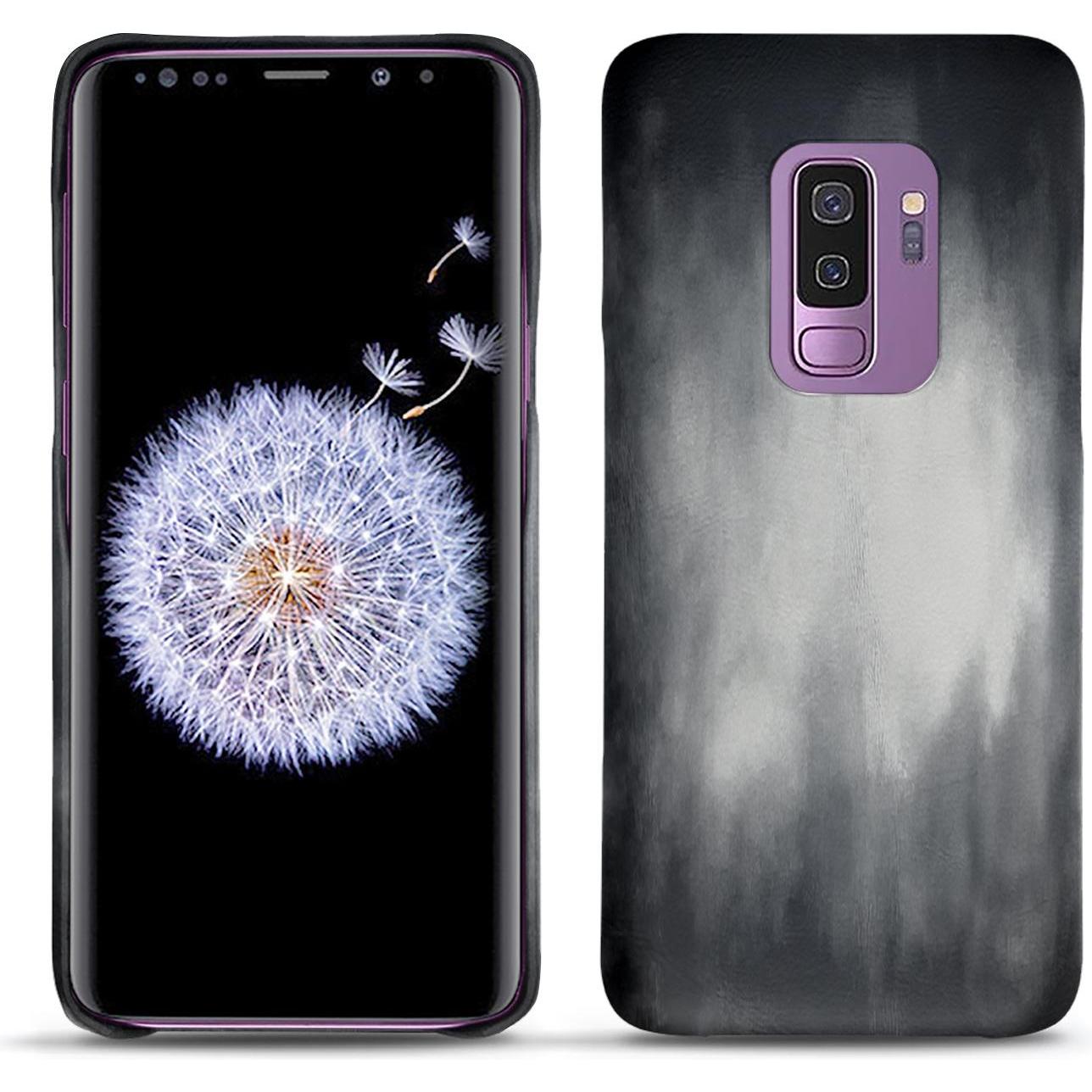 Noreve Lederschutzhülle (Samsung Galaxy S9+), Smartphone Hülle, Grau
