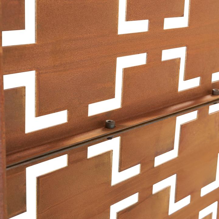 Produktbild Casa.Pro Trennwand Basciano Cortenstahl 180x90 cm Edelrost (180 x 90 x 40 cm)