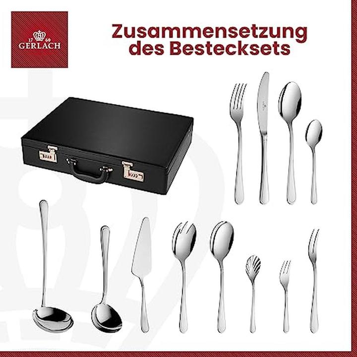 Produktbild Gerlach Antica zestaw sztućców 68 szt. w walizce (68 Stück, Besteck Set)