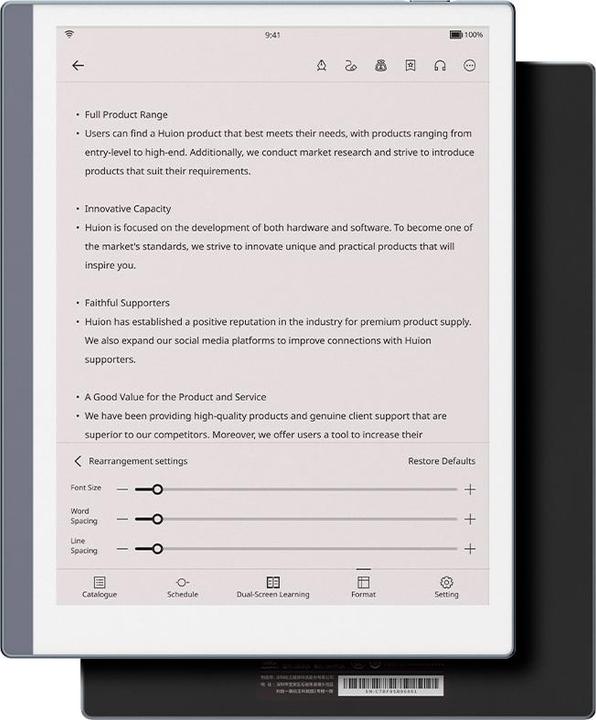 Immagine prodotto Huion EB1011 Kamvas Ink with li-ion battery (10.30")
