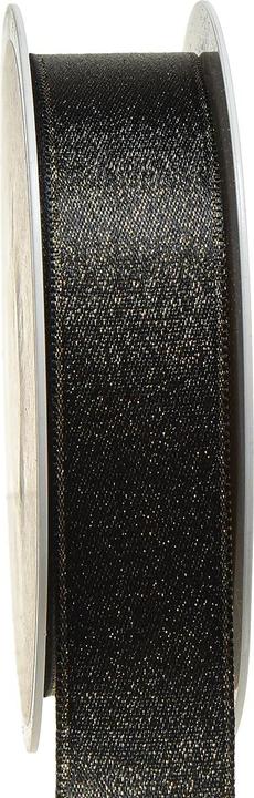 Actual product image Goldina Gift ribbon X-mas shimmer, 25 millimetres x 20 metres, black