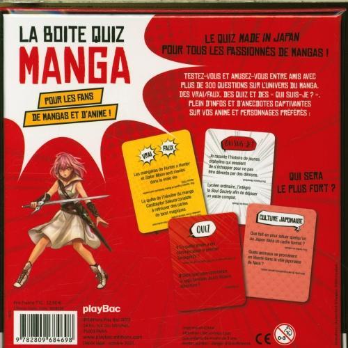 Produktbild La boîte quiz manga : pour les fans de mangas et d'anime! (Französisch, Collectif, 2023)