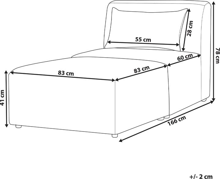 Produktbild Beliani Lemvig (Recamiere)