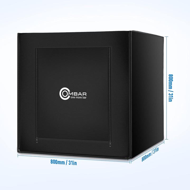 Actual product image Ombar Photo Studio Light Box, 80x80x80cm (Recording box)