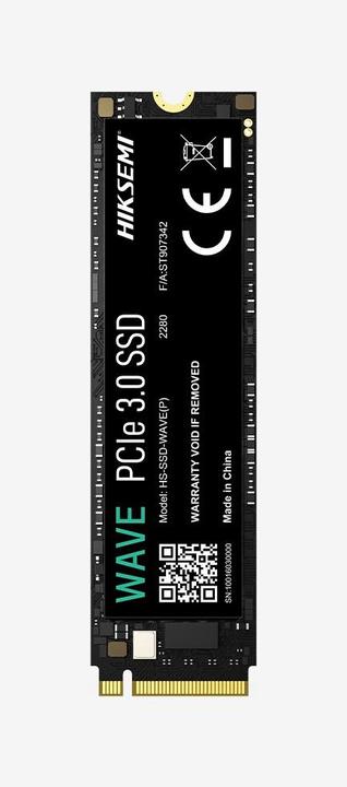 Produktbild Hiksemi Dysk SSD WAVE (P) M.2 PCIe NVMe Gen3x4 2280 (2500/1025 MB/s) 3D NAND (512 GB, M.2 2280)