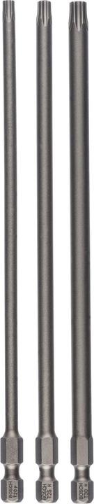Bosch Professional Zubehör Schrauberbit-Set Extra-Hart, 3-teilig, T20, T25, T30, 152 mm (Innensechsrund TX)