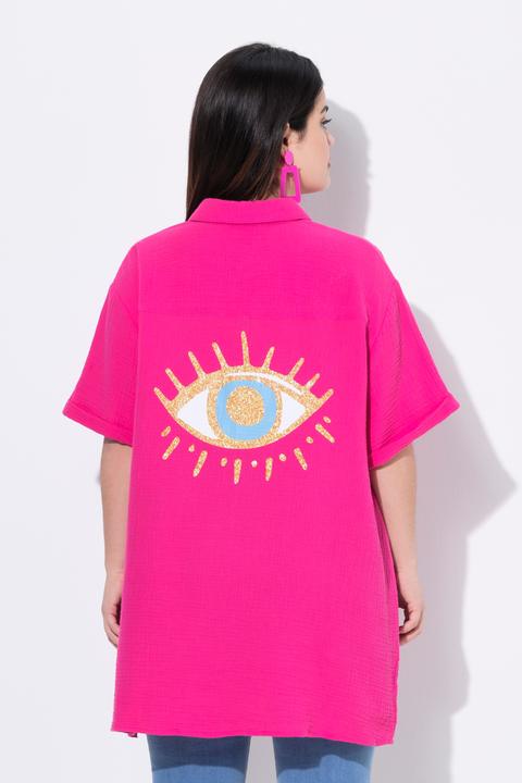 Actual product image Angel of Style Bluse, oversized, Musselin, Auge auf dem Rücken (48)