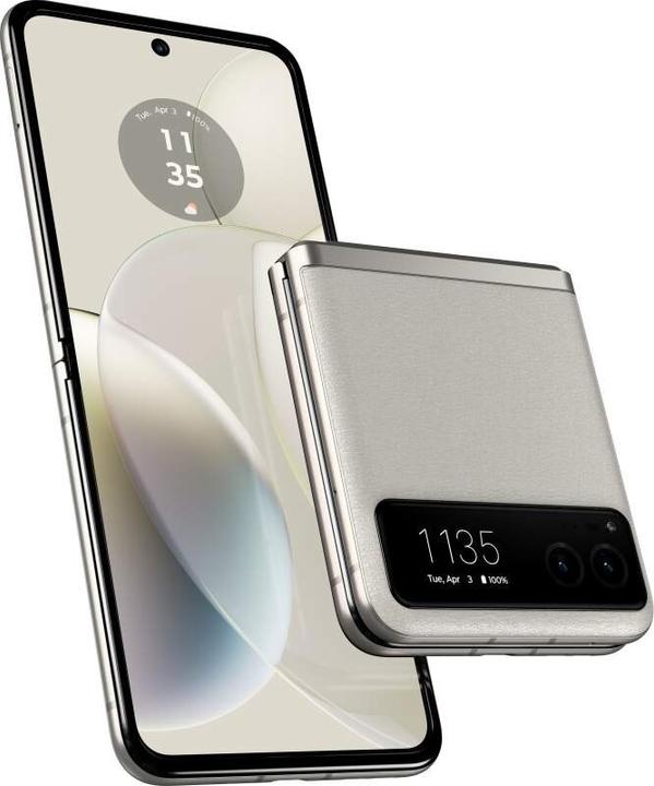 Actual product image Motorola Razr 40 (256 GB, Vanilla cream, 6.90", SIM + eSIM, 5G)
