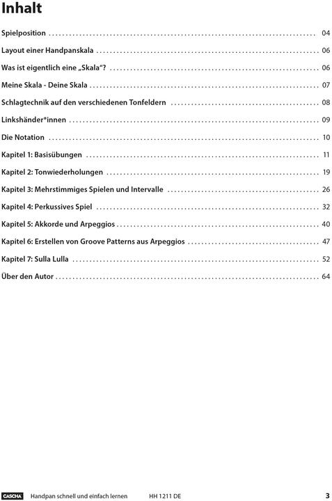 Produktbild Handpan schnell und einfach lernen (Deutsch, Cascha GmbH, 2024)