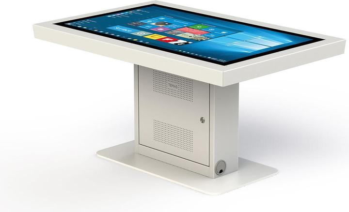 Image du produit DSS Table pour moniteur d'intérieur réglable en hauteur, PCAP inclus (3840 x 2160 pixels, 65")
