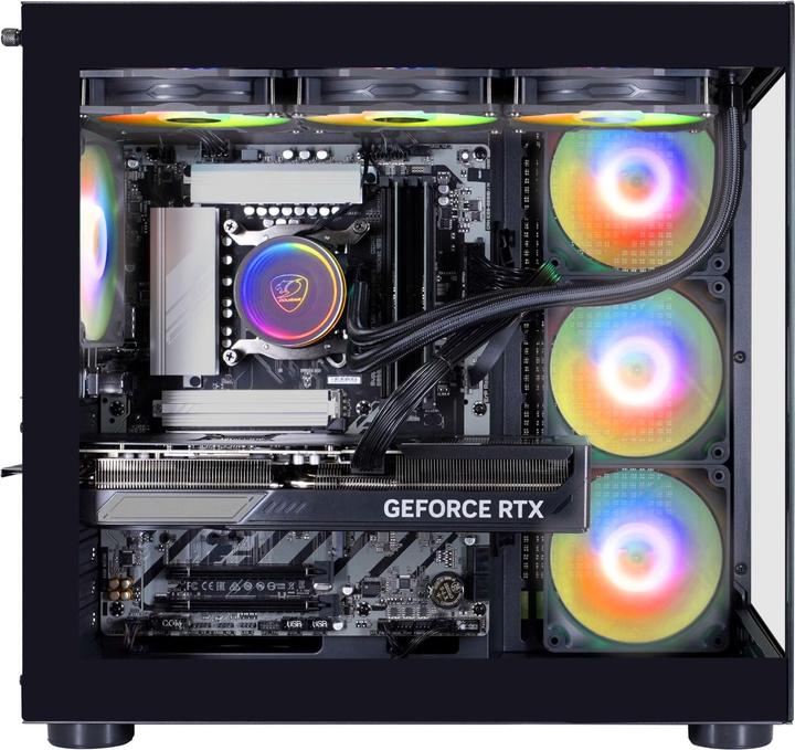 Actual product image Cougar FV150 BK 7551 Ryzen 5 9600X WAK 32GB DDR5 2TB SSD RTX 5070 (2000 GB, 32 GB, GeForce RTX 5070)