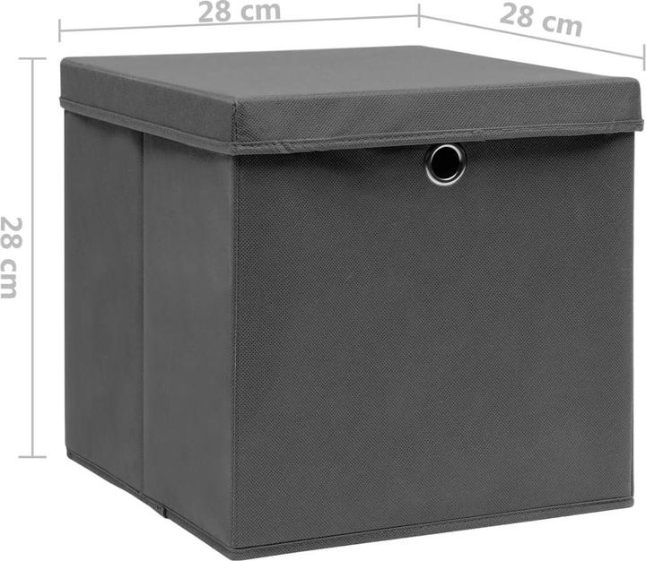 Actual product image vidaXL Aufbewahrungsbox (28 cm, 10x)