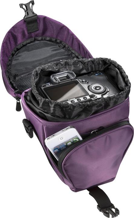 Immagine prodotto mantona Premium Colt Bag viola (Borsa a tracolla per fotocamera, Kamera Bereitschaftstasche)