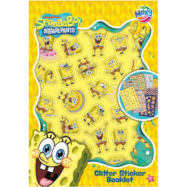 Z-Design, Sticker, CCG naklejki brokat Spongebob A5 8ark.168301 71647