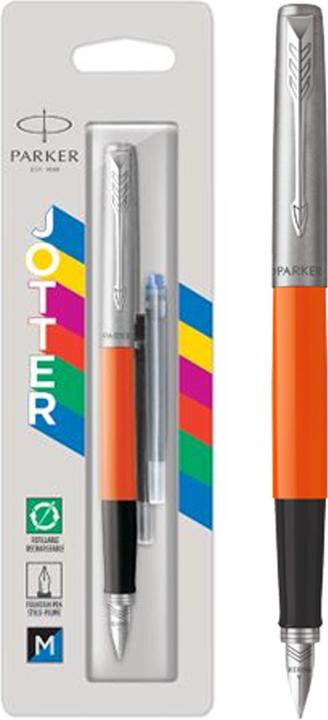 Produktbild Parker Füller JOTTER Originals C.C. M Bl/SW 1er Blist (Edelstahl, Weiss, 1x)