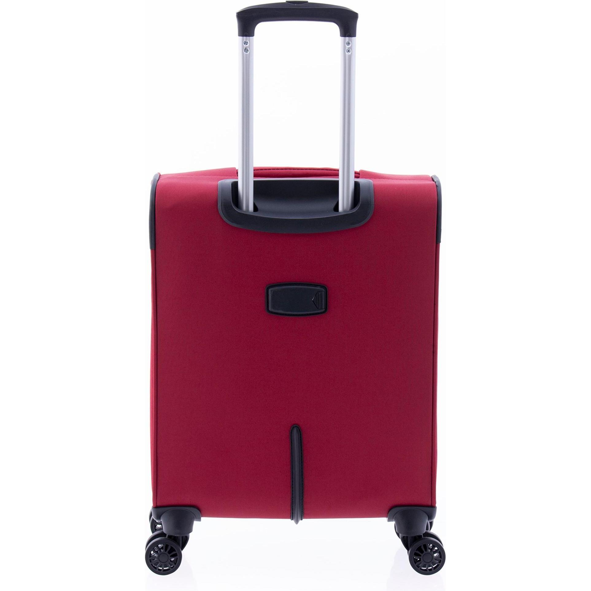 Thumbnail - Wüsthof, Koffer, 2000 4 Rollen Kabinentrolley 55 cm mit Dehnfalte, Rot, (36 l, Handgepäck (bis 50l))