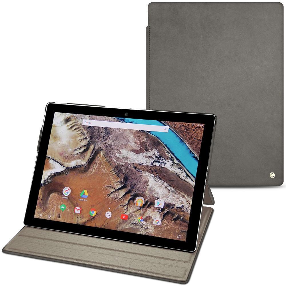 Noreve Lederschutzhülle vertikal (Pixel C), Tablet Hülle, Grau